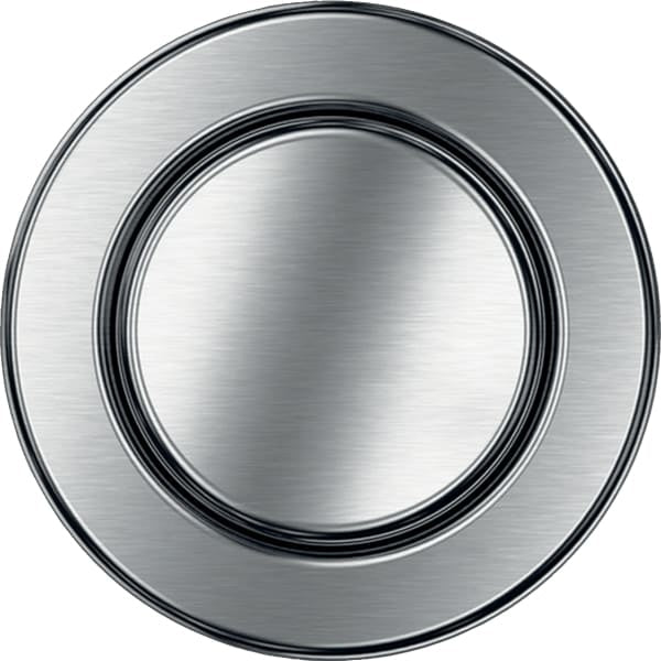 Geberit Pneumatic Single Flush Button - Brushed Stainless Steel