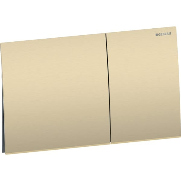 Geberit Sigma70 Dual Flush Plate - Brushed Brass