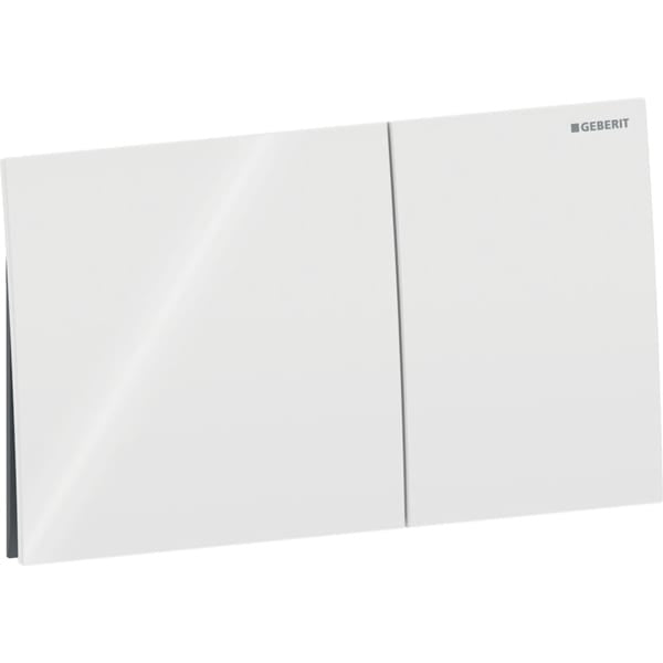 Geberit Sigma70 Dual Flush Plate - Gloss White