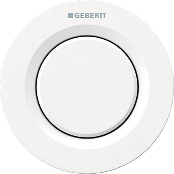 Geberit Type01 Single Flush Button - Alpine White