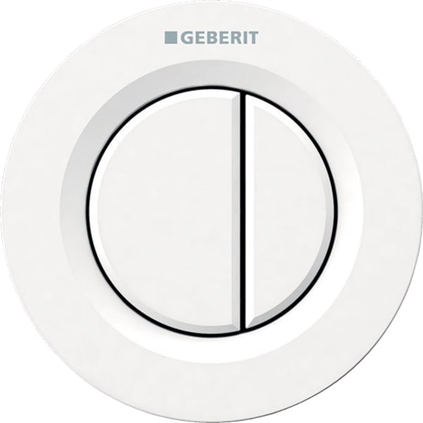 Geberit Type01 Dual Flush Button - Alpine White