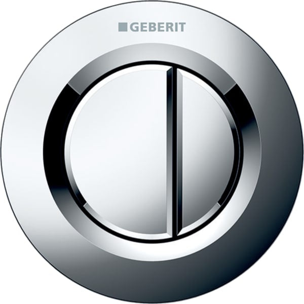 Geberit Type01 Dual Flush Button - Chrome