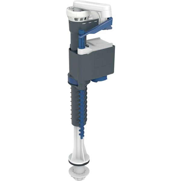 Geberit Type 323Ag Fill Valve, Bottom Water Supply Connection, 1/2", Nipple Made Of Plastic