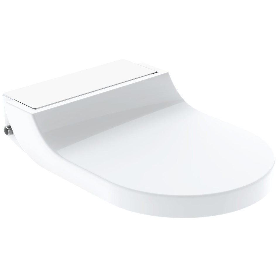 Geberit AquaClean Tuma Comfort Smart Shower Soft Close Toilet Seat With Design Cover - White Alpine