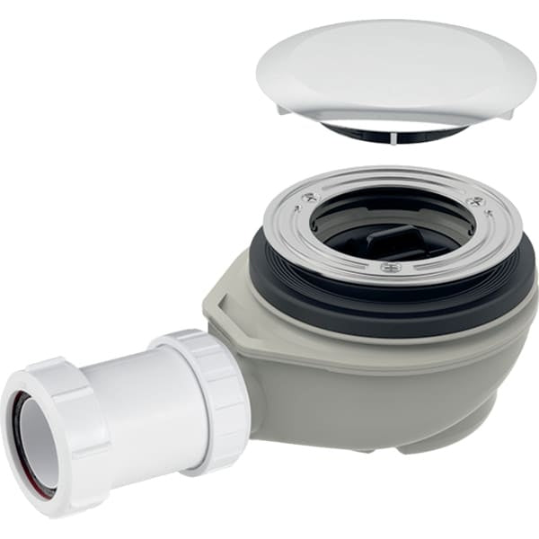 Geberit 90mm Shower Tray Trap & Waste - Chrome
