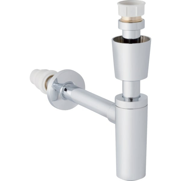 Geberit Waste & Bottle Trap for Washbasin Horizontal Outlet - Chrome