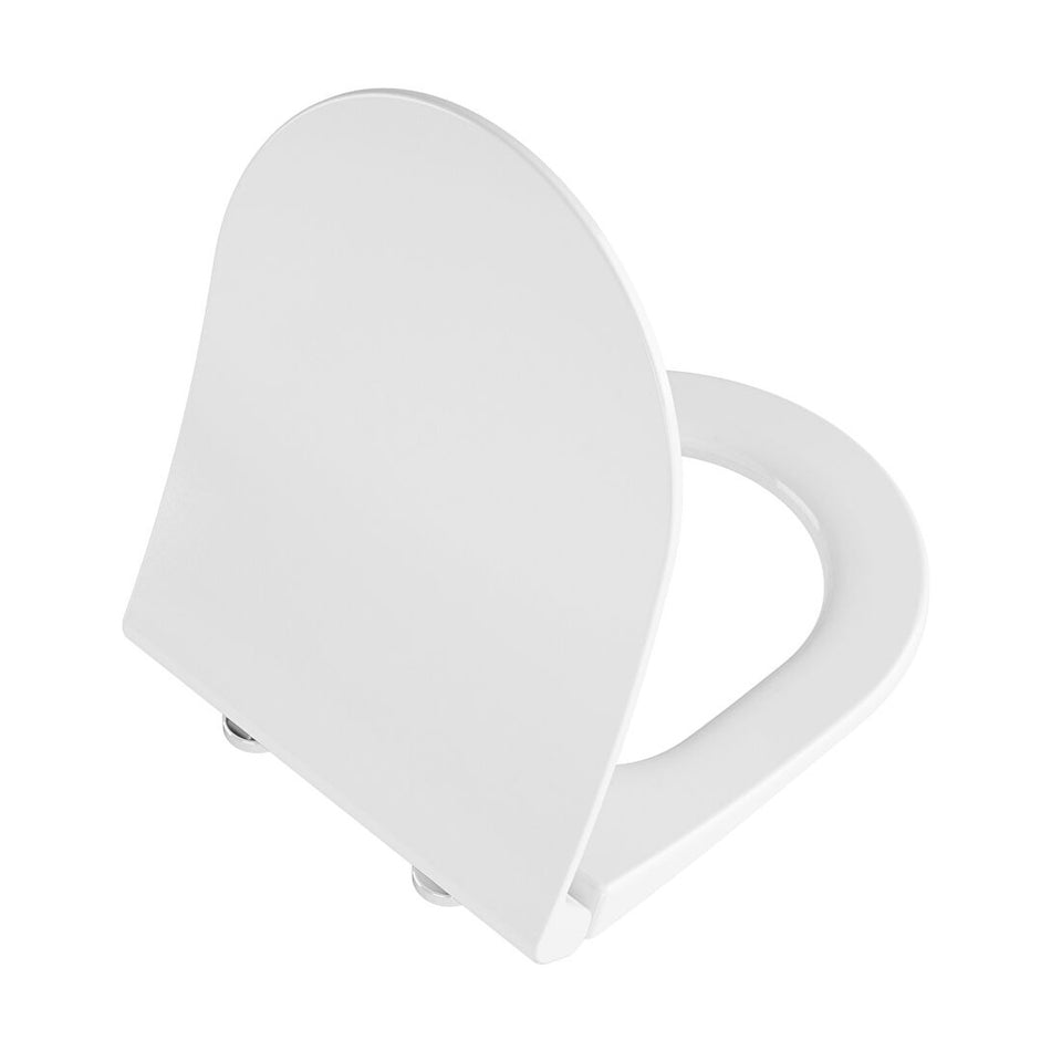 Vitra Universal Slim Sandwich Quick Release Soft Close Seat - White