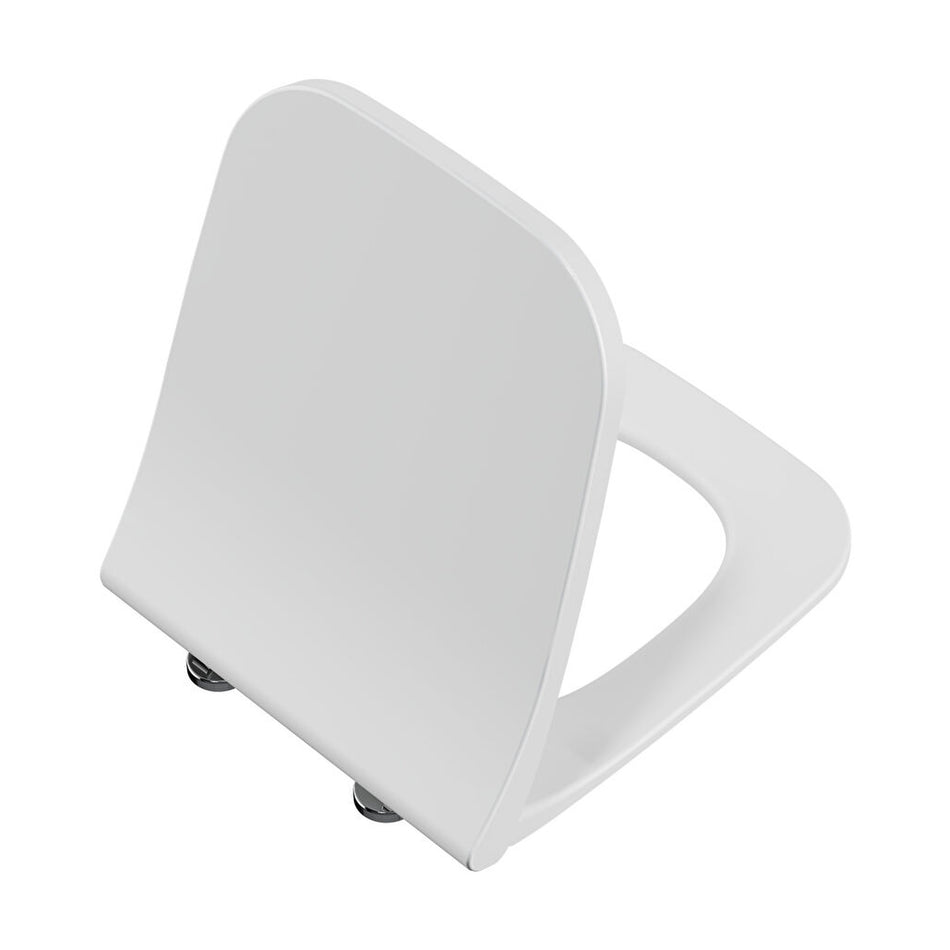 Vitra Universal Slim Wrapover Soft Close Seat - White