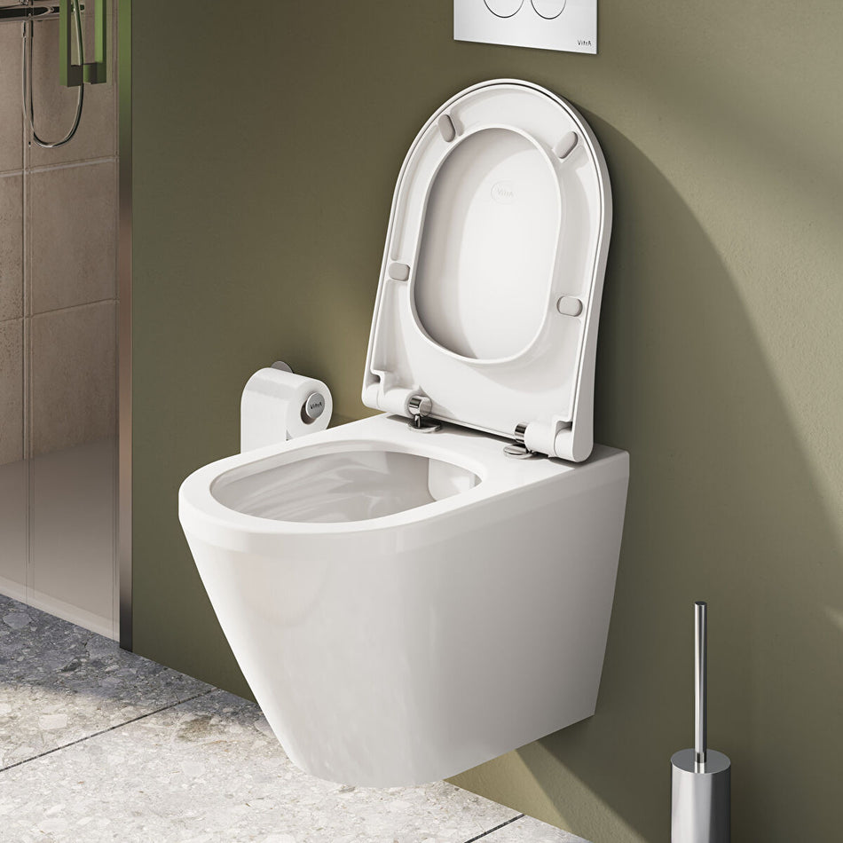 Vitra Universal Quick Release Slim Wrapover Soft Close Seat - White