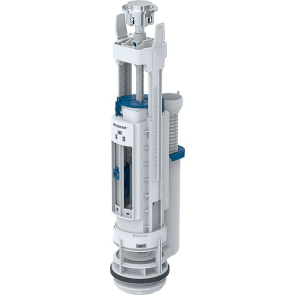 Geberit Type290 40mm Single Flush Valve - Gloss Chrome