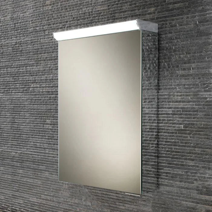 HIB Flux Compact Illuminated LED Mirrored Cabinet - 600mm x 400mm