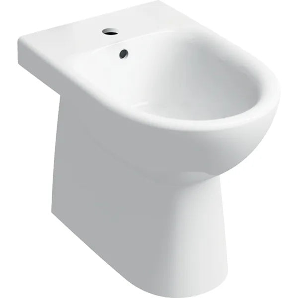 Geberit Selnova Semi Shrouded  Back To Wall Bidet - White