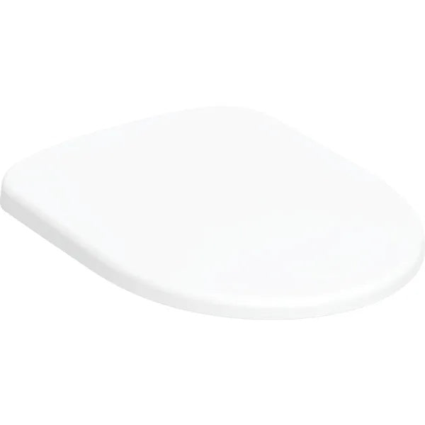 Geberit Selnova Standard Toilet Seat And Cover With Plastic Bottom Fix Hinge - White