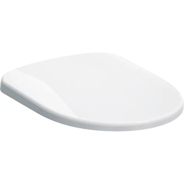 Geberit Selnova Standard Toilet Seat And Cover With Metal Bottom Fix Hinge - White