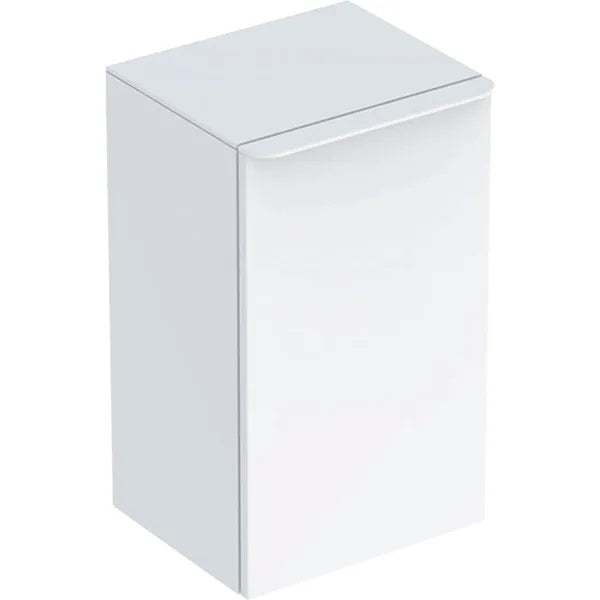 Geberit Smyle 1 Door Wall Hung Midium Storage Unit - 360mm Wide - White