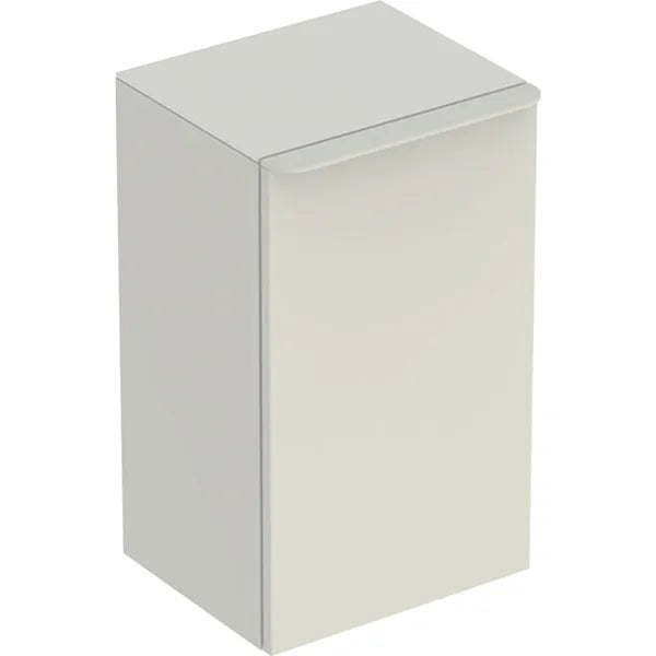 Geberit Smyle 1 Door Wall Hung Midium Storage Unit - 360mm Wide - Sand