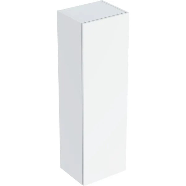 Geberit Smyle 1 Door Semi Tall Storage Cabinet - 360mm Wide - White