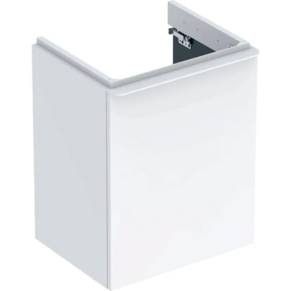 Geberit Smyle 1 Door Wall Hung Vanity Unit - 500mm Wide - White
