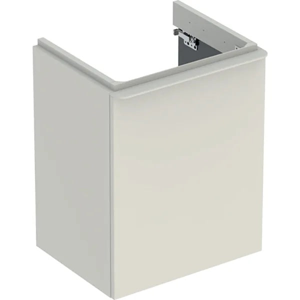 Geberit Smyle 1 Door Wall Hung Vanity Unit - 500mm Wide - Sand
