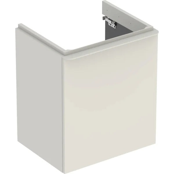 Geberit Smyle 1 Door Wall Hung Vanity Unit - 550mm Wide - Sand