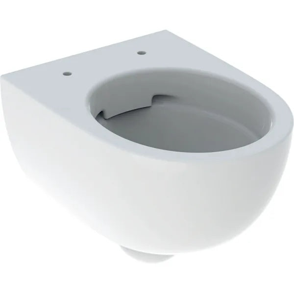 Geberit Selnova Compact Fully Shrouded And Short Projection Rimless Wall Hung Toilet Pan Only - White