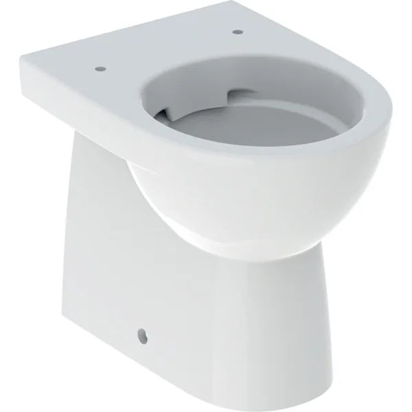 Geberit Selnova Compact Semi Shrouded And Short Projection Rimless Wall Hung Toilet Pan Only - White
