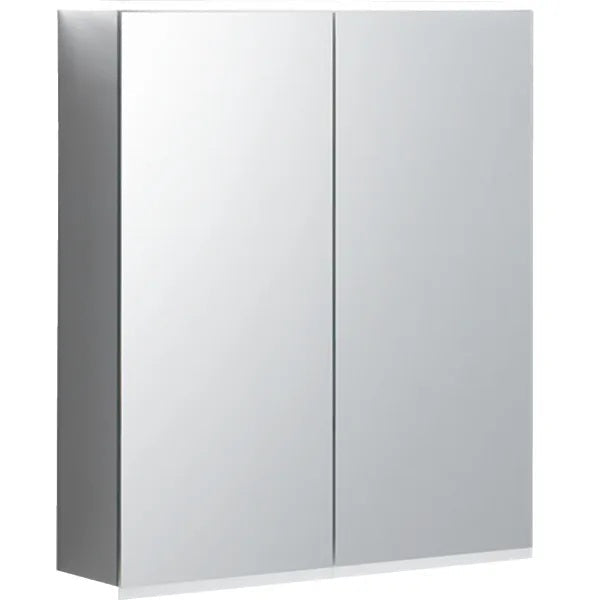 Geberit Option Plus 2 Door Illuminated Mirror Cabinet - 600mm x 700mm