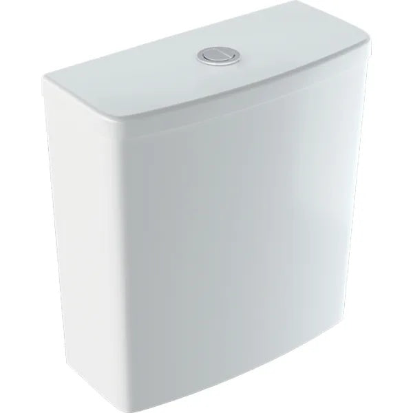 Geberit Selnova Square Dual Flush Close Coupled Cistern - White