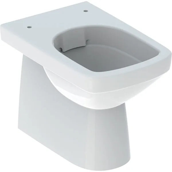 Geberit Selnova Square Semi Shrouded Rimless Back To Wall Toilet Pan Only - White