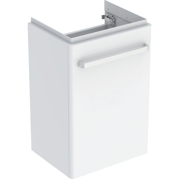 Geberit Selnova 1 Door Compact Wall Hung Vanity Unit - 400mm Wide - White