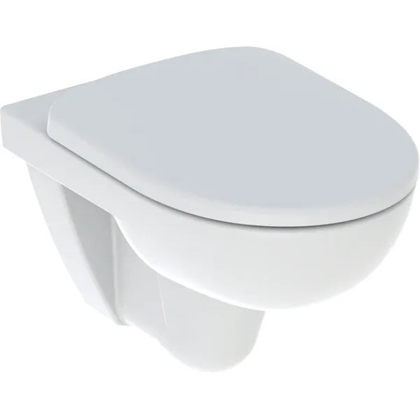 Geberit Selnova Wall Hung Toilet Pan With Standard Seat - White