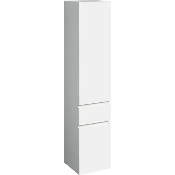 Geberit Renova Plan Wall Hung Tall Storage Cabinets - 1800mm - Gloss White