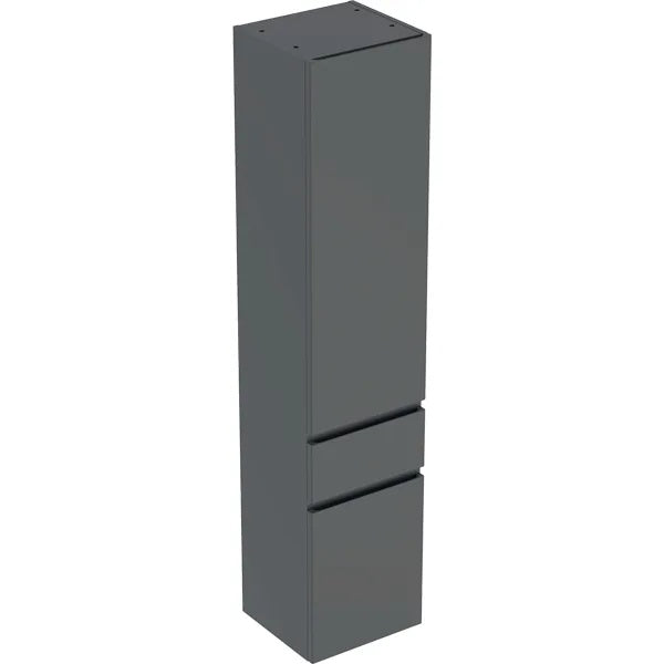 Geberit Renova Plan Wall Hung Tall Storage Cabinets - 1800mm - Matt Lava