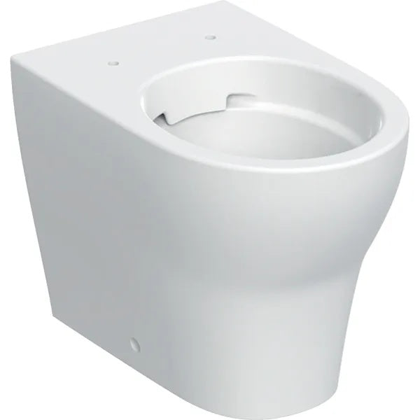 Geberit Selnova Shrouded Rimless Back To Wall Toilet Pan Only - White