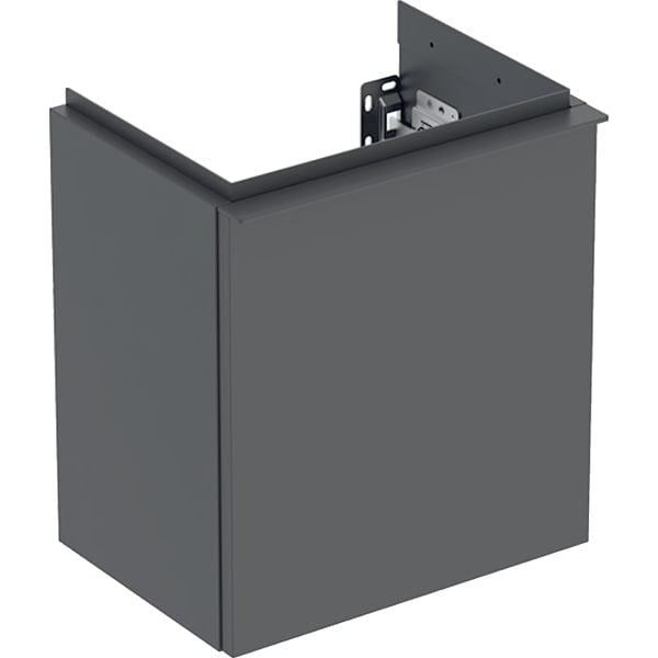 Geberit iCon 1 RH Door Wall Hung Vanity Unit - 380mm- Lava Matt Body/Lava Matt Handle
