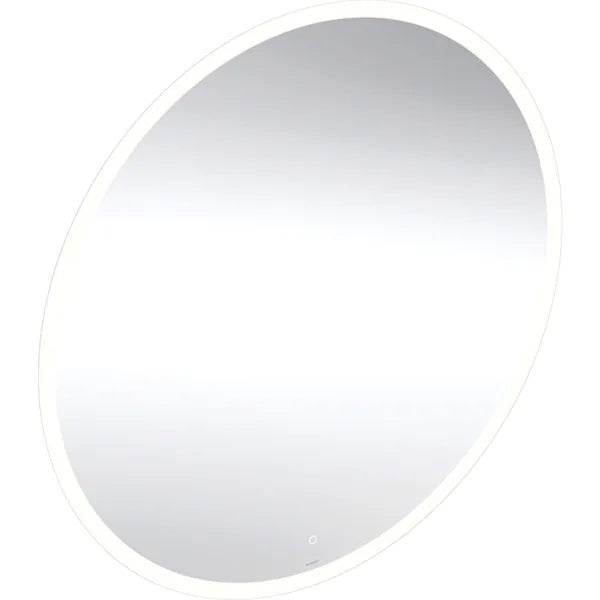 Geberit Option Round Illuminated Mirror With Direct and Ambient Lighting - 750mm