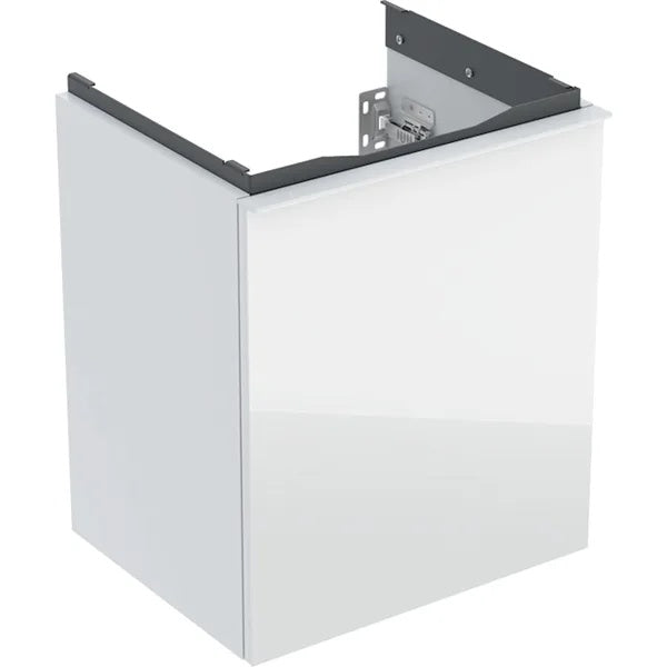 Geberit Acanto 1 Drawer Wall Hung Vanity Unit - 446mm- Gloss White