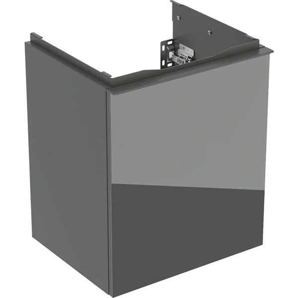 Geberit Acanto 1 Drawer Wall Hung Vanity Unit - 446mm- Matt Lava