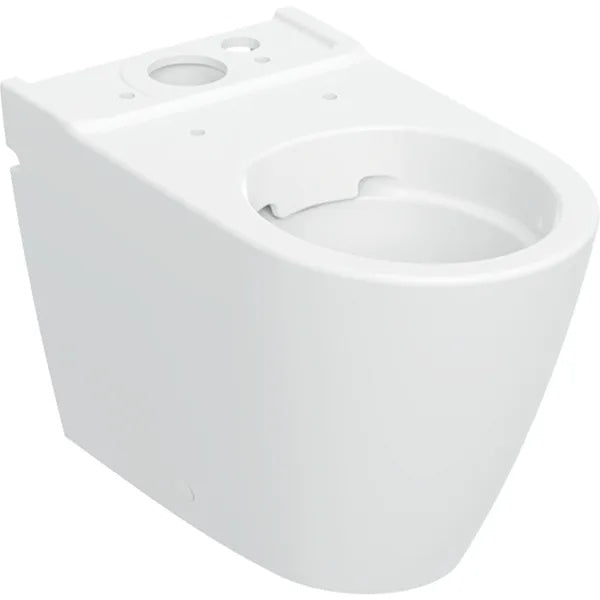 Geberit Smyle Shrouded Rimless Close Coupled Back To Wall Toilet Pan - White
