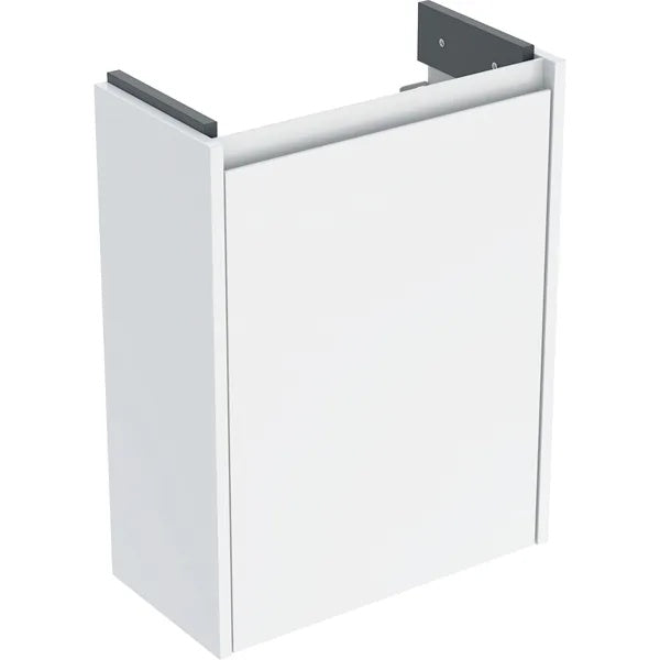 Geberit Selnova 1 Door Wall Hung Vanity Unit - 457mm Wide - Silk Gloss White