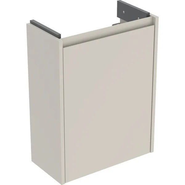 Geberit Selnova 1 Door Wall Hung Vanity Unit - 457mm Wide - Sand Silk Matt