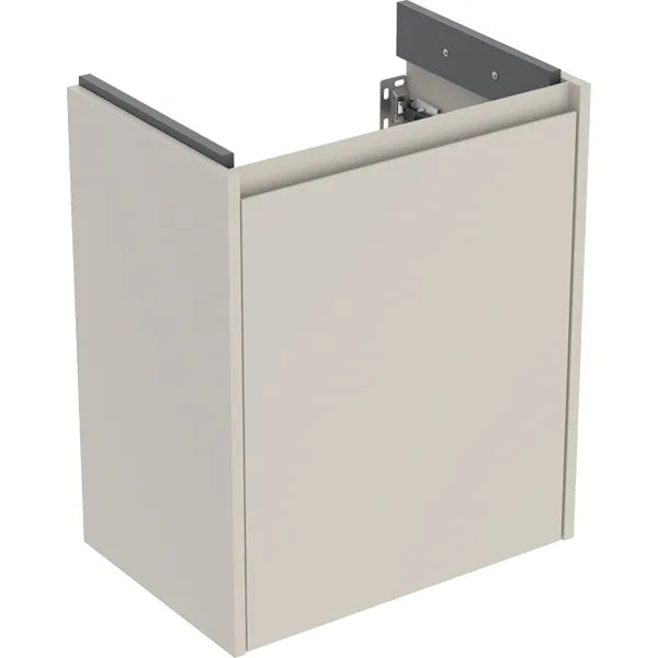 Geberit Selnova 1 Door Wall Hung Vanity Unit - 500mm Wide - Sand Silk Matt