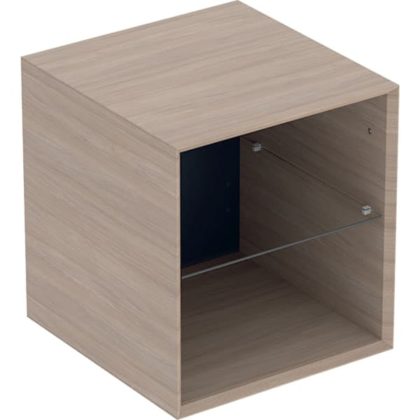 Geberit One  Open Storage Cabinet - 450mm - Wood-Texture Oak