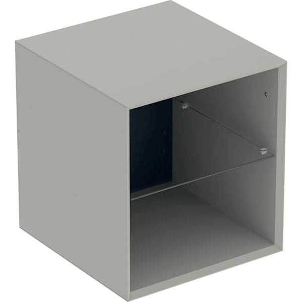 Geberit One  Open Storage Cabinet - 450mm - Matt Greige