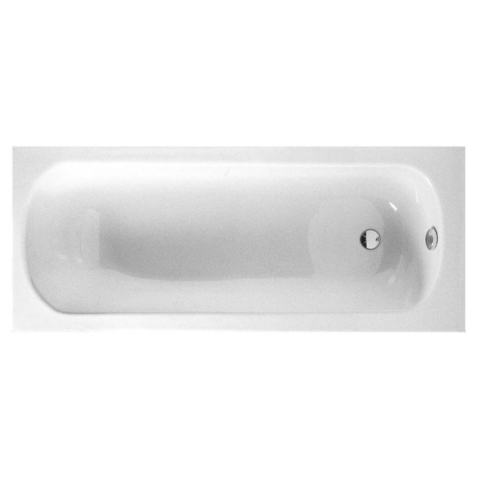 Vitra Optima Single Ended Bath - No Tap Hole - White