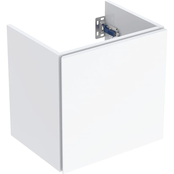 Geberit Aniara 1-Door Wall Hung Vanity Unit - 400mm Wide - Gloss White Silk