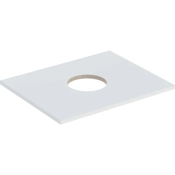 Geberit Aniara Worktop - 514mm - Matt White Silk