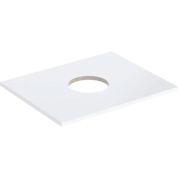Geberit Aniara Worktop - 514mm - Gloss White Silk