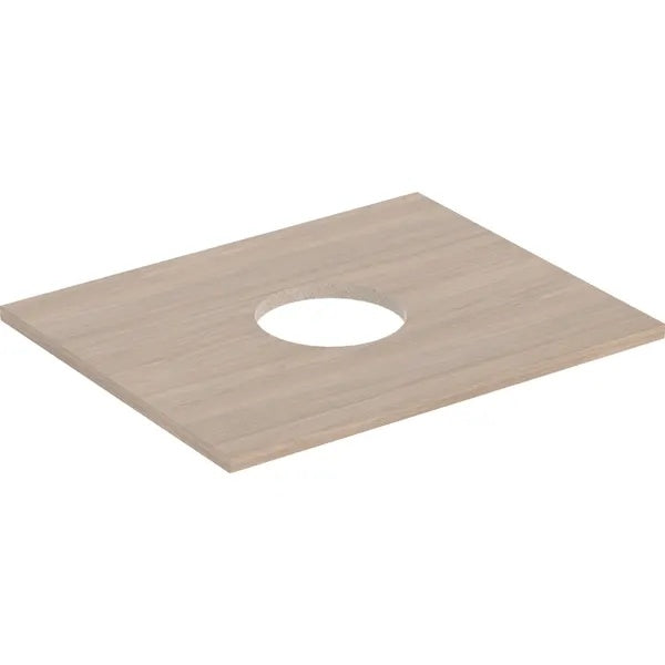 Geberit Aniara Worktop - 514mm - Oak Melamine