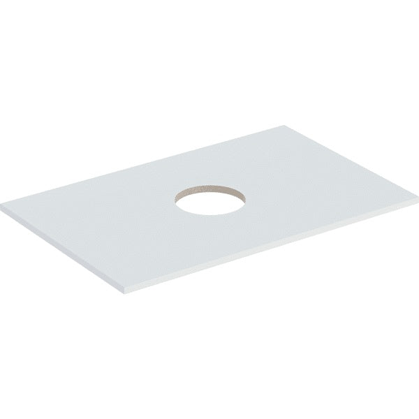 Geberit Aniara Worktop - 750mm - Matt White Silk